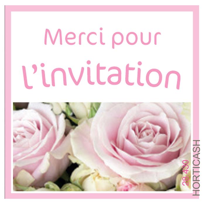 pour une invitation
